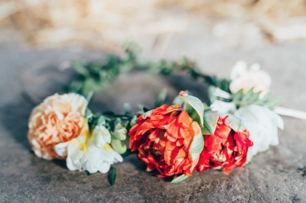 Blumenkranz für Hochzeiten