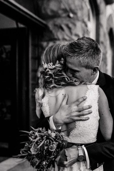 half up do wedding hair real Photo