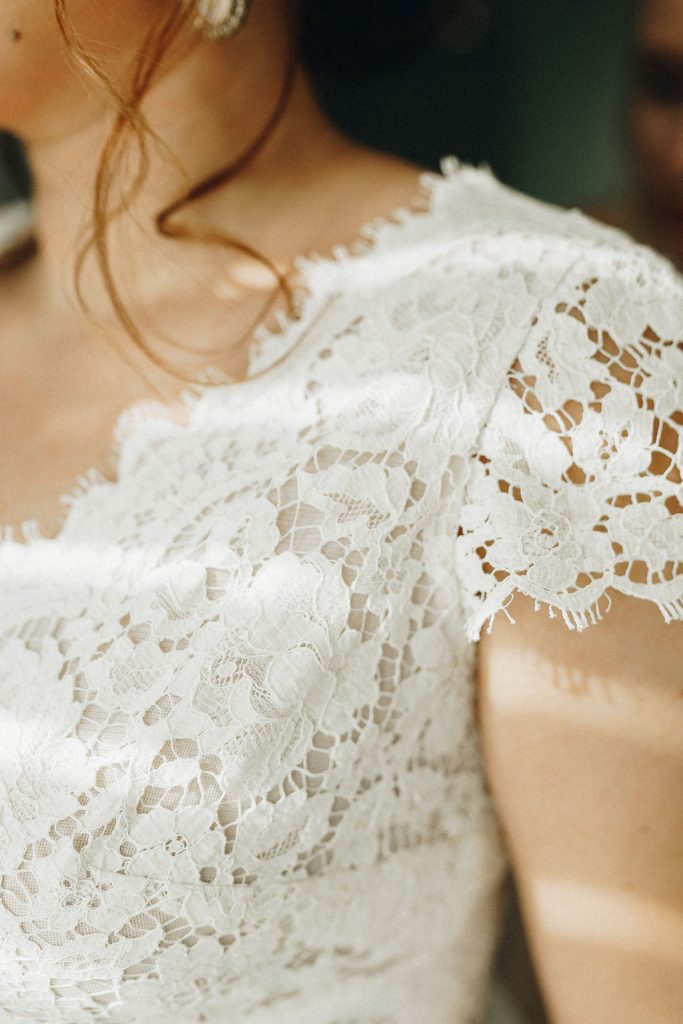 schönes Detailbild am Hochzeitstag