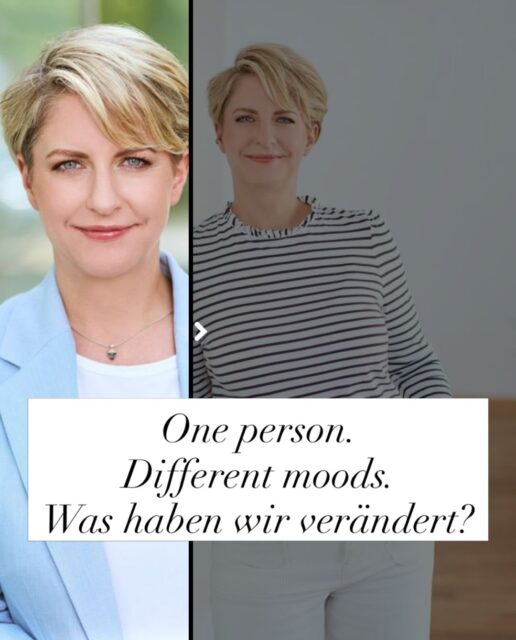 Am Anfang eines Shootings stehen für mich immer die Wünsche der Kundin✨
Wie möchte sie sich auf den Bildern sehen? Was fühlt sich nach ihr an – und was eher nicht? Welche Wirkung soll entstehen?
Erst danach wird das Styling gemeinsam auf Outfits, Settings und den geplanten Einsatz der Bilder abgestimmt – auf Branche, Zielgruppe und Bildsprache.
Bei diesem Shooting haben wir bewusst kleine Veränderungen eingesetzt:
Für den hellen-Look wurde der Lippenstift stärker betont. Zum gestreiften Shirt durfte das Make-up minimal mehr wirken, mit etwas mehr Rouge und einem frischeren Finish.
Es braucht nicht immer ein komplett neues Styling, um eine andere Wirkung zu erzeugen. Oft sind es genau diese kleinen Veränderungen bei Lippen, Rouge, Definition oder Haaren, die einen Look verändern.
Dabei bleibt die Person immer dieselbe. Das Styling wird nicht über die Person gelegt, sondern auf sie und ihre Wünsche angepasst.
So entstehen innerhalb eines Shootings unterschiedliche Bildwirkungen, ohne dass die Persönlichkeit verloren geht.
Und genau das macht das Bildmaterial später vielseitiger einsetzbar – für Website, Social Media, Businessprofile und Personal Branding. Fotos @wardeski 
Make-up & Hair Styling • Shootings • Content • Private Events, Make-up Beratungen & Lash/Brow-Treatments in Düsseldorf. 
Termine per PN