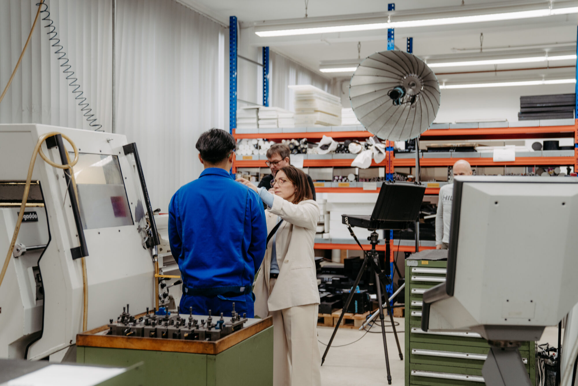 Making of Foto Styling für industrielle Fotos