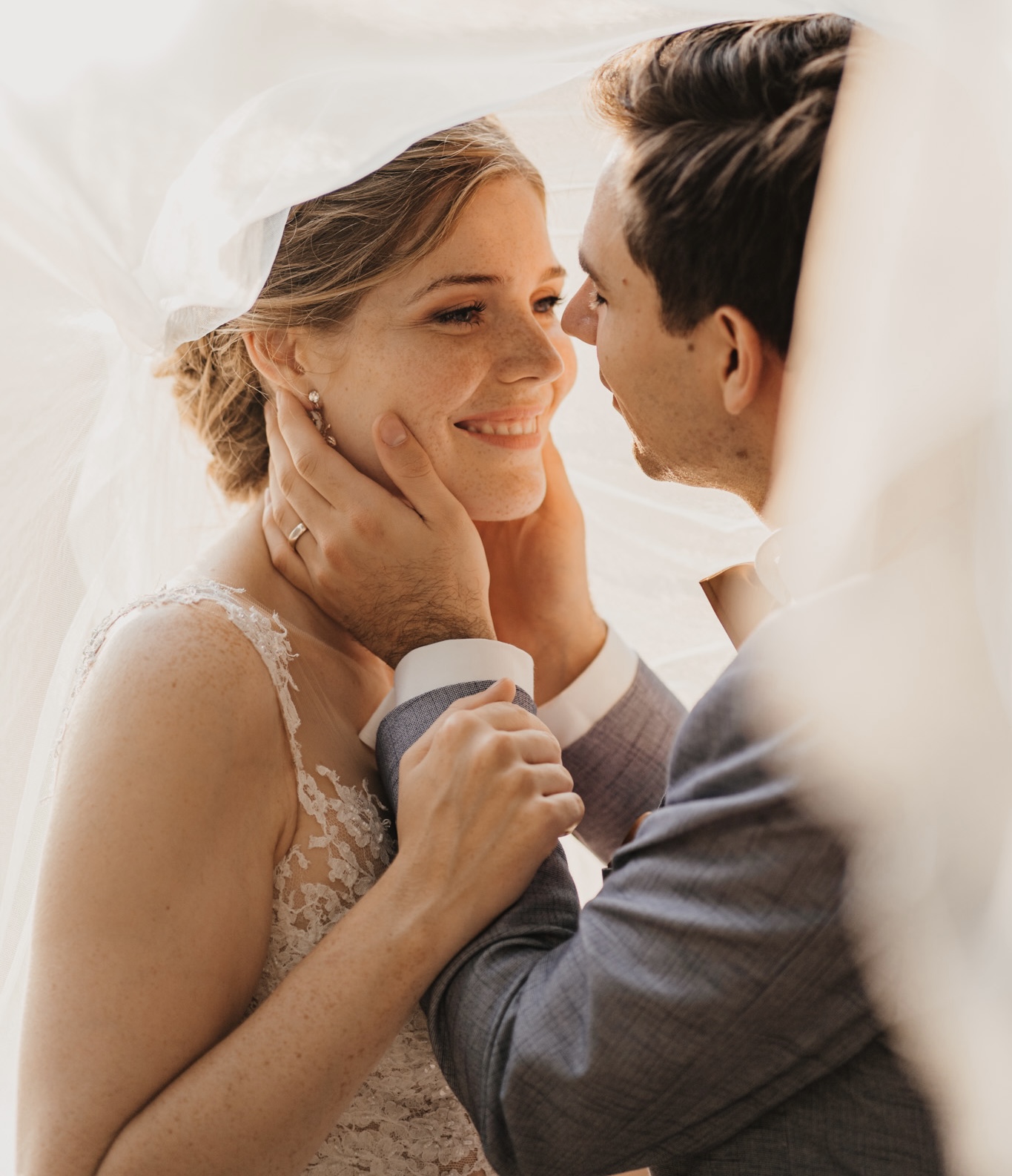 Brautstyling mit Flecht-Elementen